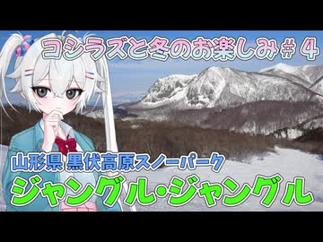 コシラズと冬のお楽しみ(25-26)＃４【山形県 黒伏高原スノーパーク　ジャングルジャングル】