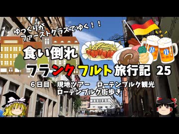 【ゆっくり】フランクフルト旅行記　25　ローテンブルク再訪