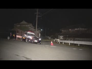 「野焼きをしていた」八女市の竹林で火災　付近で高齢男性死亡　警察が遺体の身元調べる