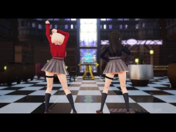 【MMD/リコリコ】敵アジトに潜入したリコリス達に踊って貰いたい【紳士向け/ぱんつ注意】