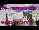 【スキー】危険な「自称中級者」初心者コースてイキった末路【テレマーク】【細板革靴】