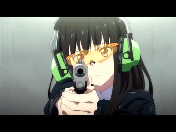 リコリコ 射撃訓練をする千束とたきな
