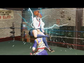 DOA6 かすみ vs エリオット　セーラー服コス