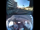 ビックカメラのビックのリフォームの白と緑の軽自動車がいた・BIC CAMERAの軽自動車