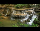 Time-lapse of Level 6 of Huay Mae Kamin waterfall in Khuean Srinagarindra National Park