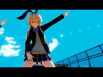 【MMD艦これ】UWQHD出力（ニコニコ非対応ｗ）　All Around The World　島風　由良