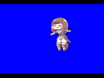 両手を広げて空を飛ぶスーパースパイBB