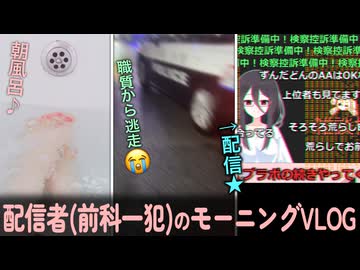 配信者のお姉さん(無職・独身・執行猶予中)のモーニングルーティーン