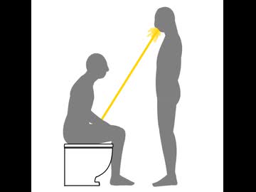 『洋式トイレの隙間漏れ問題』における液体逆上がり現象について