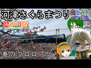【春のプロローグ！】日帰りで河津桜まつりへ【歩とみおの旅日記】