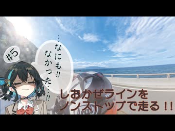 【しおかぜライン】タンデムシートから見るツーリング【ノンストップ】