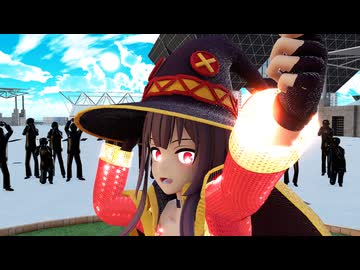 【Ray-mmd】めぐみんがコスプレ会場でRed Rose