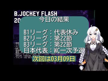 B.JOCKEY FLASH 36[B2,B3:第22節、FIBAWCQ:Window2]
