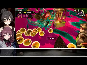 【CeVIO雑談+近況報告】 サーモンランの映像を背景に近況報告をする花隈さんと夏色さん