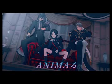 【MMD刀剣乱舞】実休と長谷部と薬研でANIMAる【３人歌唱モーション】