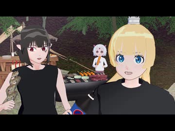 【MMDひめごう】姫様，トーチャー，マオマオちゃんで腹ペコのハングリー【自作モデル】