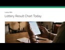 Lucky Win Lottery Result Chart Today