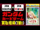 ガンダムカードゲーム 買取相場《90枚/週》｜03月04日 ＜20円以上騰落＞ #GCG #gundam #Newtype Rising