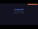 [Portfolio]scriptvedit