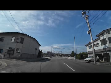 山形　残雪の月山等を眺めに行くドライブ28　左沢市街地へ2　2025　0628