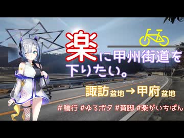 【甲州街道】楽にゆるポタ、これが最高でした。#2【輪行】