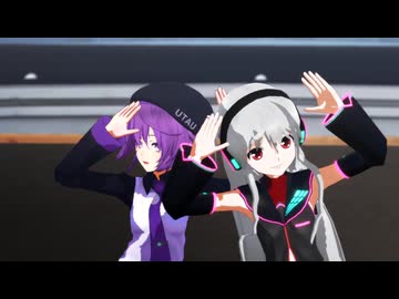 【MMD】健音テイ・デフォ子でロケットサイダー【UTAUカバー】