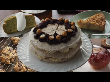 冷蔵庫の中の製菓材料を使って色々作ってみた