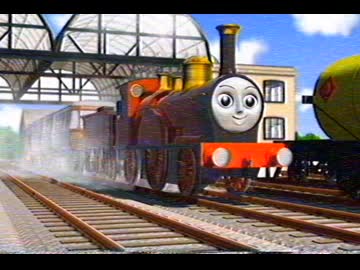 MikuMikuDanceのきかんしゃトーマス「ブルマととくべつれっしゃ」(一部)