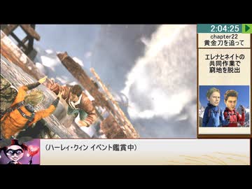 【ゆっくり実況プレイ】 アンチャーテッド2 黄金刀と消えた船団 バグなし any% RTA (2:45:23) #13