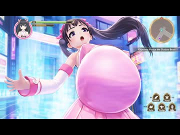 妊娠状態の女性PCがアクションを失敗するシーン（AI）