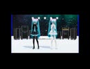 MMD、ミク、計2人、で、beingwithyou