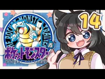 【ポケットモンスター青】四十路間近のおっさんと柴犬たちのポケモンマスターへの道 Part14【オリキャラ実況】