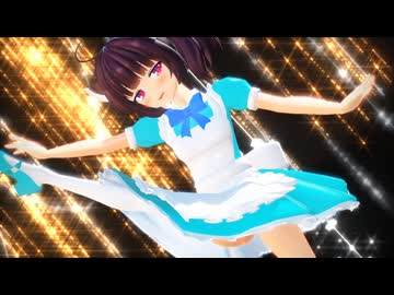 アリス服きりたんで回る空うさぎ【rayMMD】