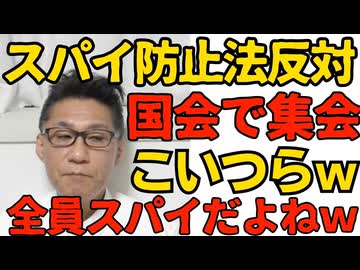 国会内でスパイ防止法反対集会開催 自衛隊基地に嫌がらせ活動家「市民が冤罪で大変なことに」スパイは外国との繋がりで疑われるから痴漢なんかよりずっとずっと冤罪は少ないですよね 260308