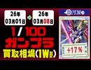 ガンプラ【1/100】 買取相場《136点/週》｜03月08日 ＜200円以上騰落＞ #ガンダム #プラモデル