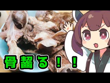 【骨料理投稿祭】きりたん流骨齧りしながらゴービヨンドするじょん？【ももんじゃきりたん】