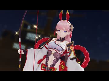 【MMDグラブル】十二神将サンチラでうまぴょい伝説 【モデル配布】