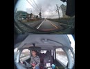 県道59号線・都道59号線・府道59号線・道道59号線の全面通行止め事故発生情報死亡事故重傷重体大怪我大きな交通事故衝突事故飲酒検問場所警察パトカー警察官救急車事故現場事故処理交通誘導