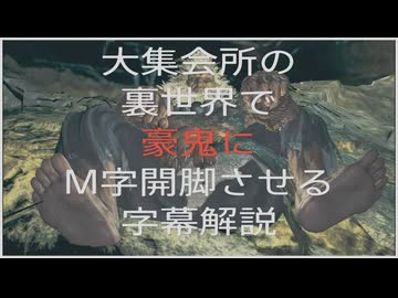 【モンハンワイルズ】大集会所の裏世界で、豪鬼にM字開脚させる。【字幕解説】