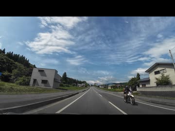 山形　残雪の月山等を眺めに行くドライブ31　道の駅あさひまちから国道287号線　2025　0628
