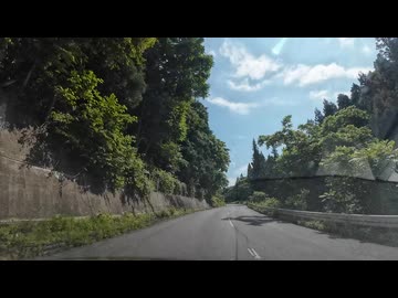 山形　残雪の月山等を眺めに行くドライブ33　朝日町　県道18号の山道2　2025　0628