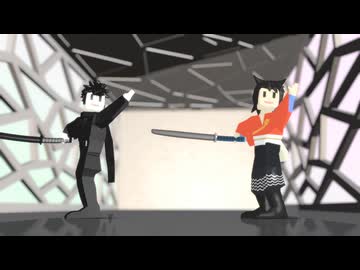 【mmd刀剣乱舞】FREELY TOMORROW【ボックス人間とうかぶ同田貫・とうかぶ陸奥守】