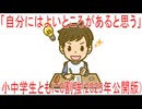 【動画News】「自分にはよいところがあると思う」小中学生ともに8割強(2025年公開版)(2026/03/12)