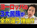 【ヨーロッパ】ラテン人・ゲルマン人・スラヴ人の違い！ヨーロッパ三大民族の言語・文化・宗教