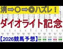 【競馬予想】2026「ダイオライト記念(JpnⅡ)」
