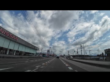 山形　残雪の月山等を眺めに行くドライブ41　国道112号　寒河江　2025　0628