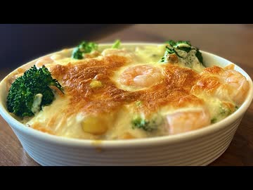 【シーフードドリアのシーフー禁止】シーフードドリアを作る、妻のしもべ