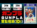 ガンプラ 買取相場《56点/1日》｜3月12日 ＜100円以上騰落＞ #ガンダム #プラモデル