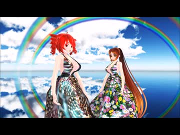 【MMD】紅一葉【重音テト】