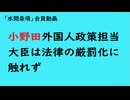 第1092回『小野田外国人政策担当大臣は法律の厳罰化に触れず』【「水間条項」会員動画】